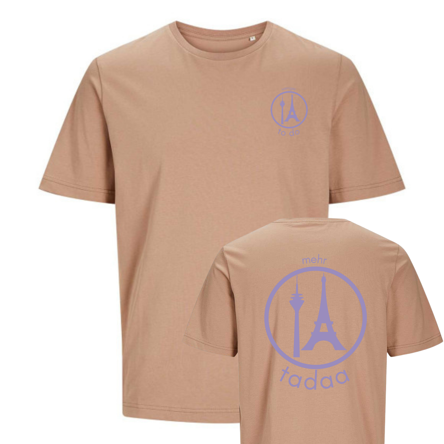WENIGER TO DO MEHR TADAA Beidseitig bedruckt | Premium Shirt