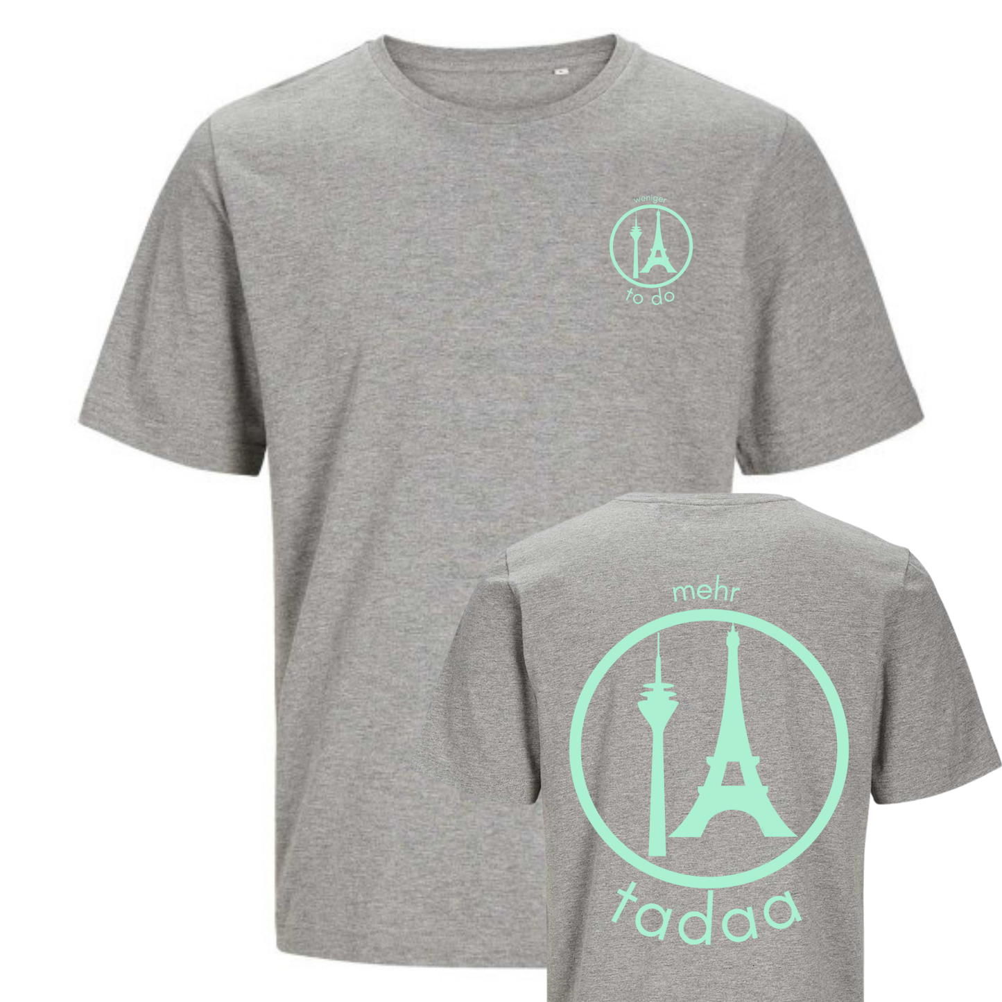 WENIGER TO DO MEHR TADAA Beidseitig bedruckt | Premium Shirt